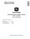 John Deere 450D LC Crawler Excavators Operation and Test Manual (TM2361) 0