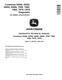 John Deere C670, T550, T560, T660, T670, W540, W550, W650 and W660 MY2010-MY2011 Combines (SN. from 085500) Diagnostic Manual (TM402119) 0