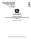 John Deere 616R, 618R, 620R, 622R, 625R, 630R and 635R Cutting Platforms (European Edition, SN. from 038027) Technical Manual (TM405119) 0