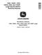 John Deere 1424, 1424C, 1433, 1433C, 1434 and 1434C Large Square Balers Technical Manual (TM405619) 0