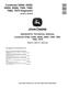 John Deere T550, T560, T660, T670, W540, W550, W650 and W660 (MY2014-2015) Combines Diagnostic Manual (TM406119) 0
