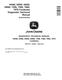 John Deere T550, T560, T660, T670, W540, W550, W650 and W660 (MY2016-2019) Combines Diagnostic Manual (TM407719) 0
