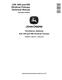 John Deere 639, 649 and 659 Windrow Pickups (European Edition) Technical Manual (TM408319) 0
