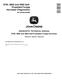 John Deere 9700, 9800 and 9900 Self-Propelled Forage Harvesters (SN: 620000-620999) Diagnostic Manual (TM413419) 0
