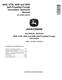 John Deere 6650, 6750, 6850 and 6950 Self-Propelled Forage Harvesters Technical Manual (TM4621) 0