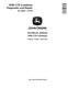 John Deere 9780 CTS (SN: 000001-072799) Combines Technical Manual (TM4635) 0