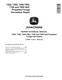John Deere 7200, 7300, 7400, 7500, 7700 and 7800 Self-Propelled Forage Harvesters Repair Manual (TM4668) 0
