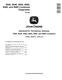 John Deere 9540, 9560, 9580, 9640, 9660, 9680 CWS and WTS Combines (European Edition) Diagnostic Manual (TM4698) 0
