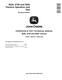 John Deere 5620, 5720 and 5820 Tractors (European Edition) Operation and Test Manual (TM4791) 0