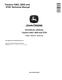 John Deere 5403, 5605 and 5705 Tractors (Brazilia) Technical Manual (TM4812) 0
