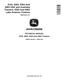 John Deere 5103, 5203, 5303 and 5403 Tractors (USA, Australia, Latin America) Technical Manual (TM4829) 0