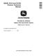 John Deere 5203S, 5310 and 5310S Tractors (Indian) Technical Manual (TM4898) 0