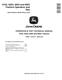 John Deere 6103, 6203, 6403 and 6603 Tractors (Latin America, South Africa, Asia) Operation and Test Manual (TM6021) 0