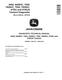 John Deere 6155J, 6155JH, 6425, 6425HC, 7425, 7425HC, 7525 and 7525HC Tractors (Mexica, up to MY15) Operation and Test Manual (TM608319) 0