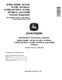 John Deere JD1104, JD1204-A, JD1354-A, JD1404-A, JD954 China Tractors, 6095B, 6110B, 6120B, 6135B, 6140B Tractors Diagnostic Manual (TM701819) 0