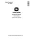 John Deere C440 (SN. from 020000) Combines Technical Manual (TM702919) 0