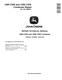 John Deere 1450 CWS and 1550 CWS (SN. from 060063) Combines (CIS) Repair Manual (TM800019) 0