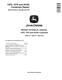 John Deere 1470, 1570 and W330 Combines (South America, Europe and CIS) Repair Manual (TM801319) 0