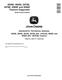 John Deere 5055E, 5065E, 5075E, 5078E (SN. up to 018722) 5085E and 5090E (SN. up to 003438) Tractors (South America) Diagnostic Manual (TM801619) 0