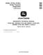 John Deere 6100J (SN. up to 002165), 6110J, 6125J (SN. up to 500000) and 6130J Tractors Diagnostic Manual (TM801819) 0