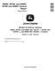 John Deere 5060E, 5070E, 5080E (SN.from 000101), 5078E (SN.from 018723), 5090E (SN.from 003439) Tractors (South America) Repair Manual (TM807019) 0