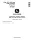 John Deere S760, S770, S780 and S790 Combines (South America, SN. from 140100) Diagnostic Manual (TM808619) 0