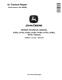John Deere 6100J, 6115J, 6125J, 6135J, 6150J, 6170J, 6190J and 6210J Tractors (South America, SN. from 600000) Repair Manual (TM808719) 0