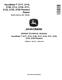 John Deere VacuMeter™ 2109, 2111, 2113, 2115, 2117, 2122, 2126, 2130 and 2134 Planters (South America) Repair Manual (TM809319) 0