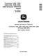 John Deere 1450, 1450 CWS, 1450 WTS, 1550, 1550 CWS CIS and 1550 WTS Combines (SN. from 054551) Repair Manual (TM8121) 0
