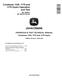John Deere 1165, 1175 (SN. before 053913) and 1175 Hydro (SN: 054574-091543) Combines Operation and Test Manual (TM8202) 0