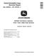 John Deere 703G, 753G and TimberJack 608S Tracked Feller Bunchers Repair Manual (TMF387449) 0