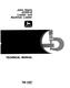 John Deere 300B Backhoe Loaders and 300B Wheel Loaders Technical Manual (TM1087) 0