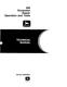 John Deere 490 Crawler Excavators Diagnostic and Repair Manual (TM1302) 0