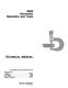 John Deere 595D Wheeled Excavators Operation and Test Manual (TM1444) 0