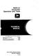 John Deere 992D-LC Crawler Excavators Operation and Test Manual (TM1462) 0