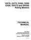John Deere GX70, GX75, GX85, GX95, SRX75, SRX95 and SX85 Riding Mowers Technical Manual (TM1491) 0