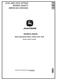 John Deere EZTrak Z245 and Z425 Zero-Turn Mowers Technical Manual (tm1498) 0