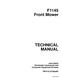John Deere F1145 (SN: 010001-) Front Mowers Technical Manual (TM1519) 0