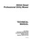 John Deere 2653A (SN: 040001-) Diesel Professional Utility Mowers Technical Manual (TM1554) 0