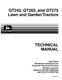 John Deere GT242, GT262 and GT275 Lawn and Garden Tractors Technical Manual (TM1582) 0