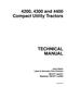 John Deere 4200, 4300 and 4400 Compact Utility Tractors Technical Manual (tm1677) 0