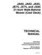 John Deere JA60, JA62, JA65, JE75, JX75 and JX85 21-Inch Walk-Behind Mowers Technical Manual (TM1723) 0