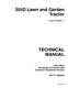John Deere 355D (SN: 085001-) Lawn Tractors Technical Manual (TM1771) 0