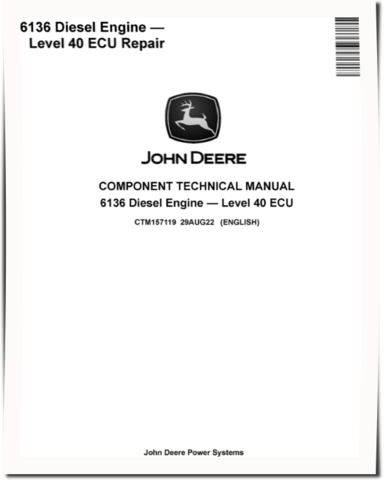 Powertech 6136 Diesel Engines- Level 40 ECU Component Technical Manual (CTM157119)