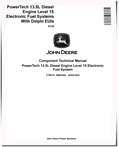 Powertech 6135 Diesel Engines Level 15 Electronic Fuel System With Delphi EUIs Technical Manual (CTM370)