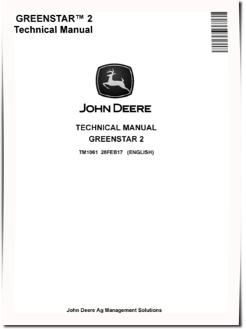 John Deere Greenstar 2 Systems Technical Manual (TM1061)