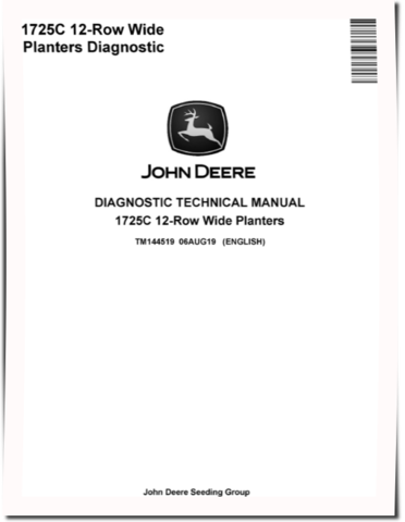 John Deere 1725C 12 Row Planters Diagnostic Manual (TM144519)