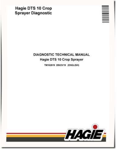 Hagie DTS 10 Crop Sprayers Diagnostic Manual (TM162619)