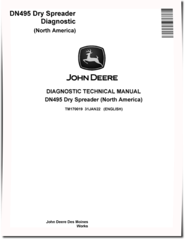John Deere DN495 Dry Spreaders (North America) Diagnostic Manual (TM170019)