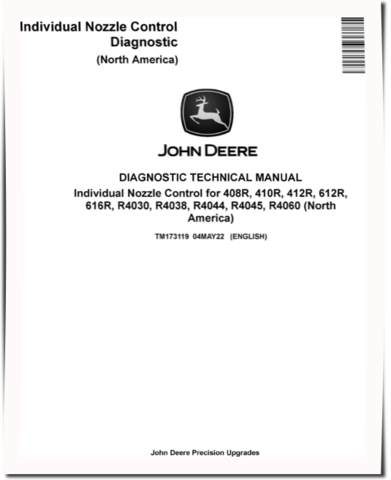 John Deere Individual Nozzle Control Systems Diagnostic Manual (TM173119)